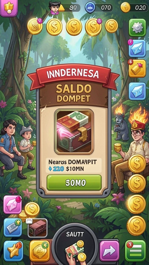 luckyrp - Layar hadiah yang penuh warna dan menggembirakan.