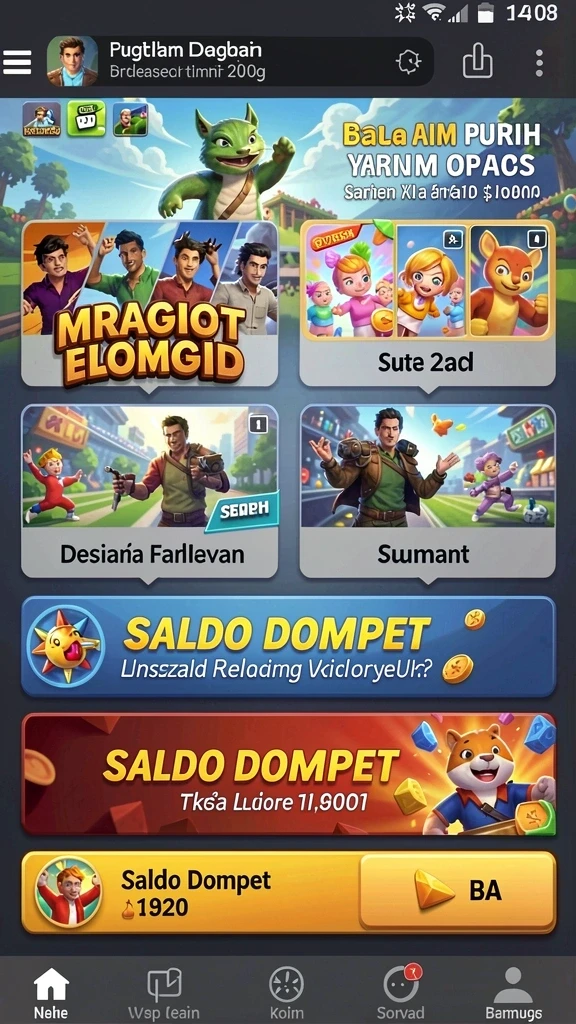 omtogel - Tampilan antarmuka yang intuitif dan menarik.