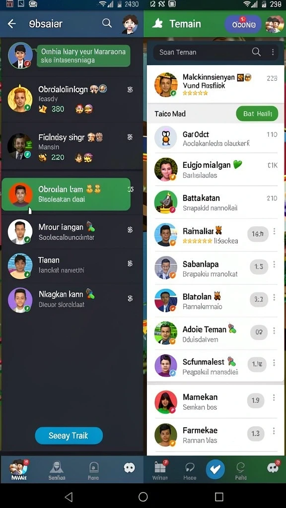 rr89 - Mode multiplayer untuk bersaing dengan teman secara online.
